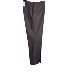 J.Jill Women's Genuine Fit Straight Leg Pants Mid Rise Cotton in Shale Womens 16